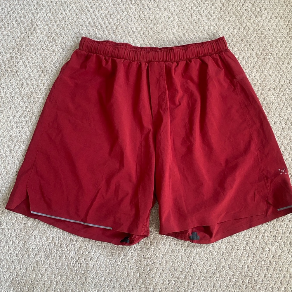 Men's Red Athletic Shorts - Lululemon